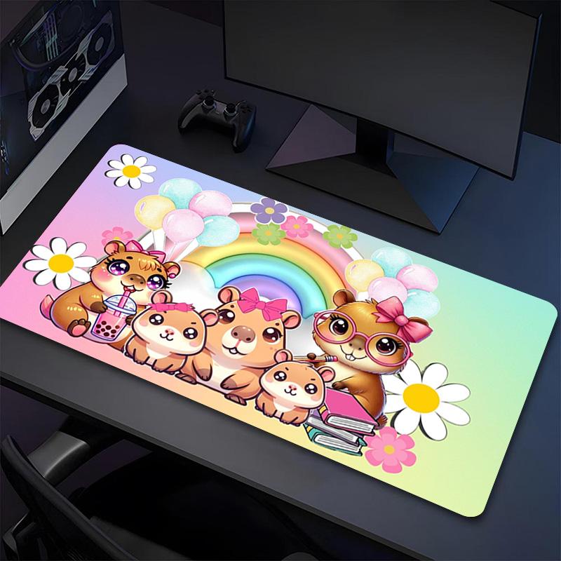 Rainbow Friends Xl Gaming Mouse Pad Nonslip Rubber Base Stitched Edge Waterproof Desk Mat For Pc Laptop Gamer Office Computer Accessories C929665
