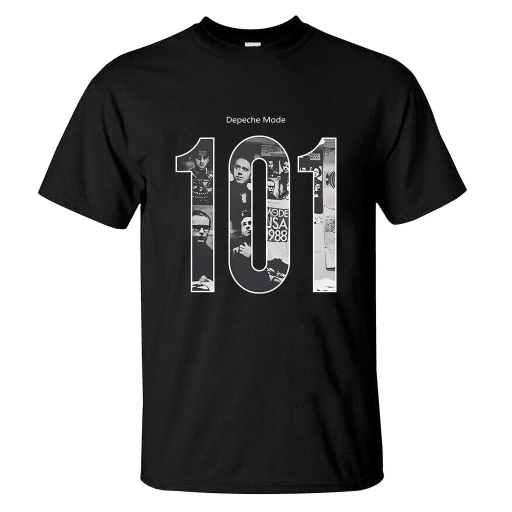 2024 Amazing Tee Men Rose Tops Black By Depeche Mode T Shirt Casual Oversized Double-sided Male Casual Graphic Streetwear Unisex