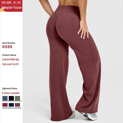 DFYN Damen Gerade Bein Yoga Hose - Schlankmachend, Schnelltrocknend, Hochwertig, Keine Sichtbaren Nähte, Elastische Sport Lange Hose