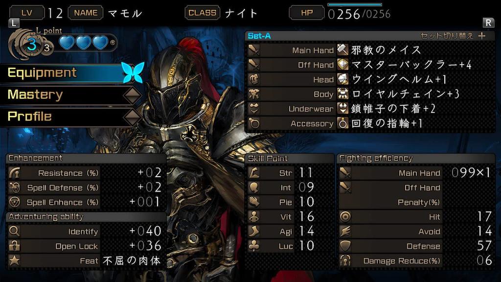 New Interpretation of Stranger of Sword City Switch ~Black Palace~ -