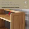 Changbaosen Simple 2-Tier Bookshelf