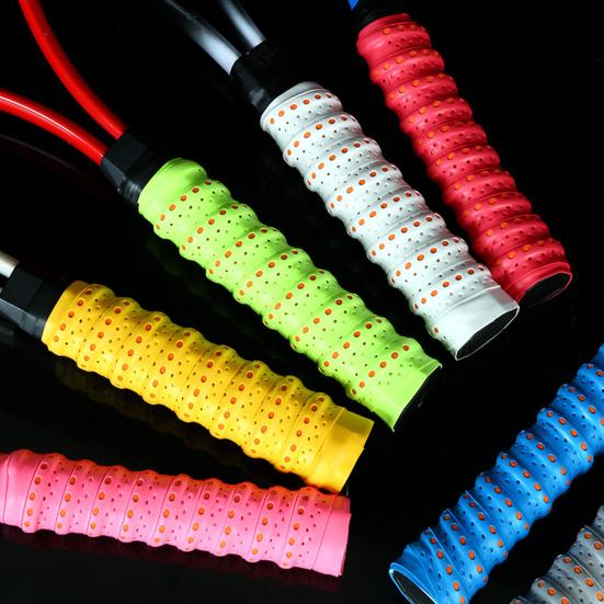 110CM Tennis Racket Grip Tape Anti-slip Sweat Absorbing Shock-proof Breathable Elastic Multifunction