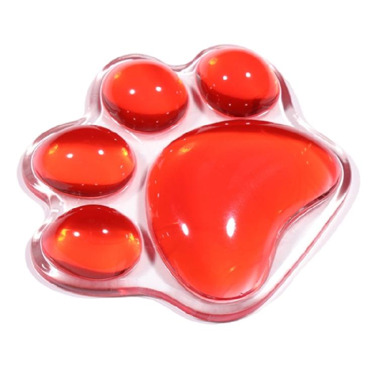 

Ergonomic CatPaw Wrist Rest Pad for Mouse Gel Cushions for Comfort and Pains Relief for Office & Home червоний