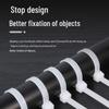 Anxiaxia White Self-locking Nylon Cable Ties