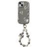 Electroplating Mirror Suitable for Apple 15 Mobile Phone Case Love Bracelet IPhone13 16PRO Silver Bear Full Cover Soft Shell