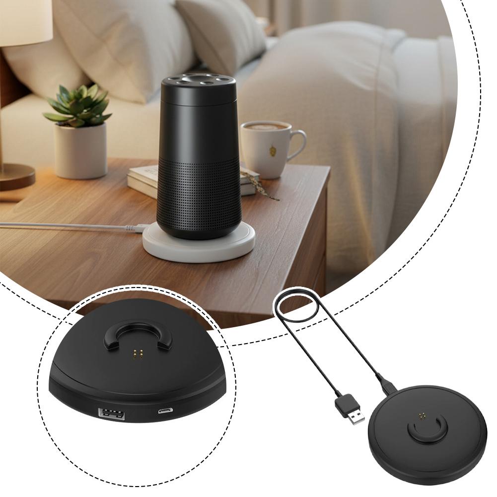 BOSE SoundLink Revolve/Revive+Speaker Charging Dock Charge With 5V/2A Stable Power Supply Tri Color Indicator Light Anti Slip