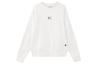 Air Solid Color Crew Neck Fleece Lined Long Sleeved Casual Sweatshirt Men's Mountain Peak White FB7204-121