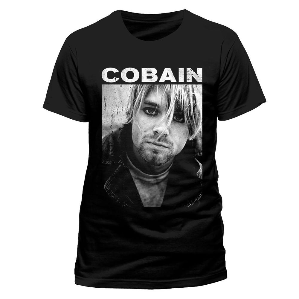 26 Kurt Cobain Face Licensed Nirvana Official In Utero Nevermind T-Shirt Men- Unisex T-Shirt M
