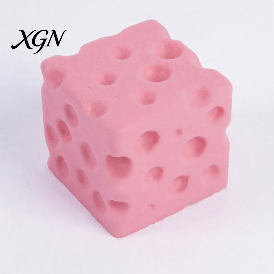 Cheese Stress Balls Realistic Relief Toy, Triangle Square Squeeze Office Desk Toys Slow Rebound Sensory Toy for Anxiety Reduction Pinch