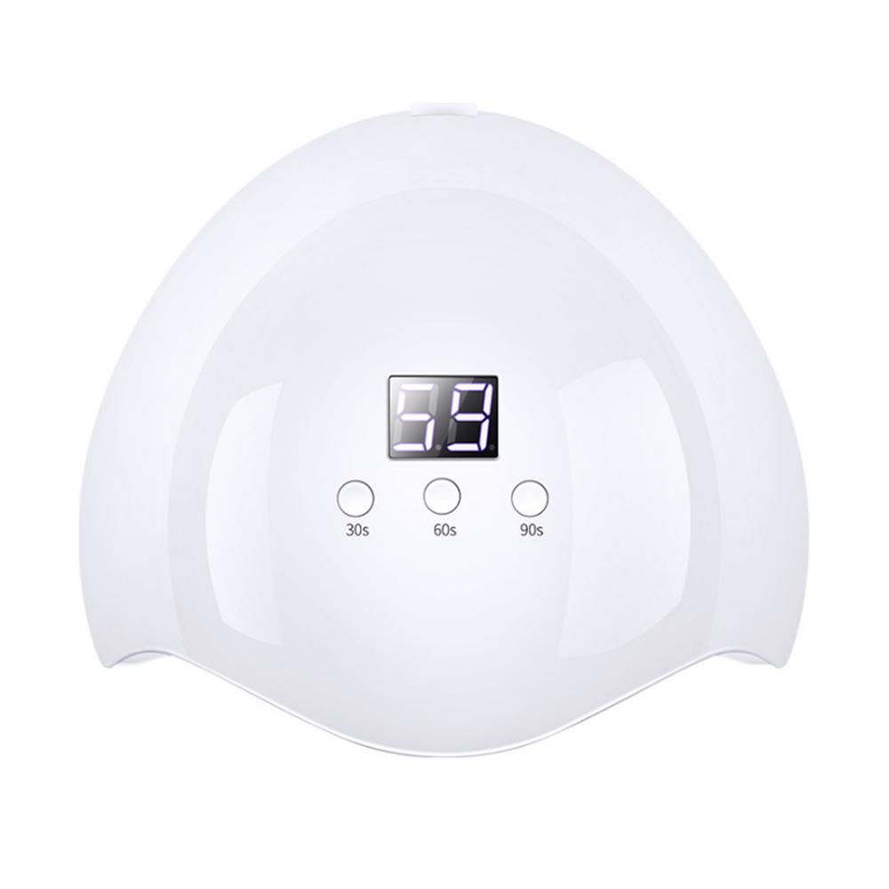 Lampada per unghie a LED UV, smalto in gel, lampada per manicure, macchina per asciugatura, schermo, carica USB, luce asciutta
