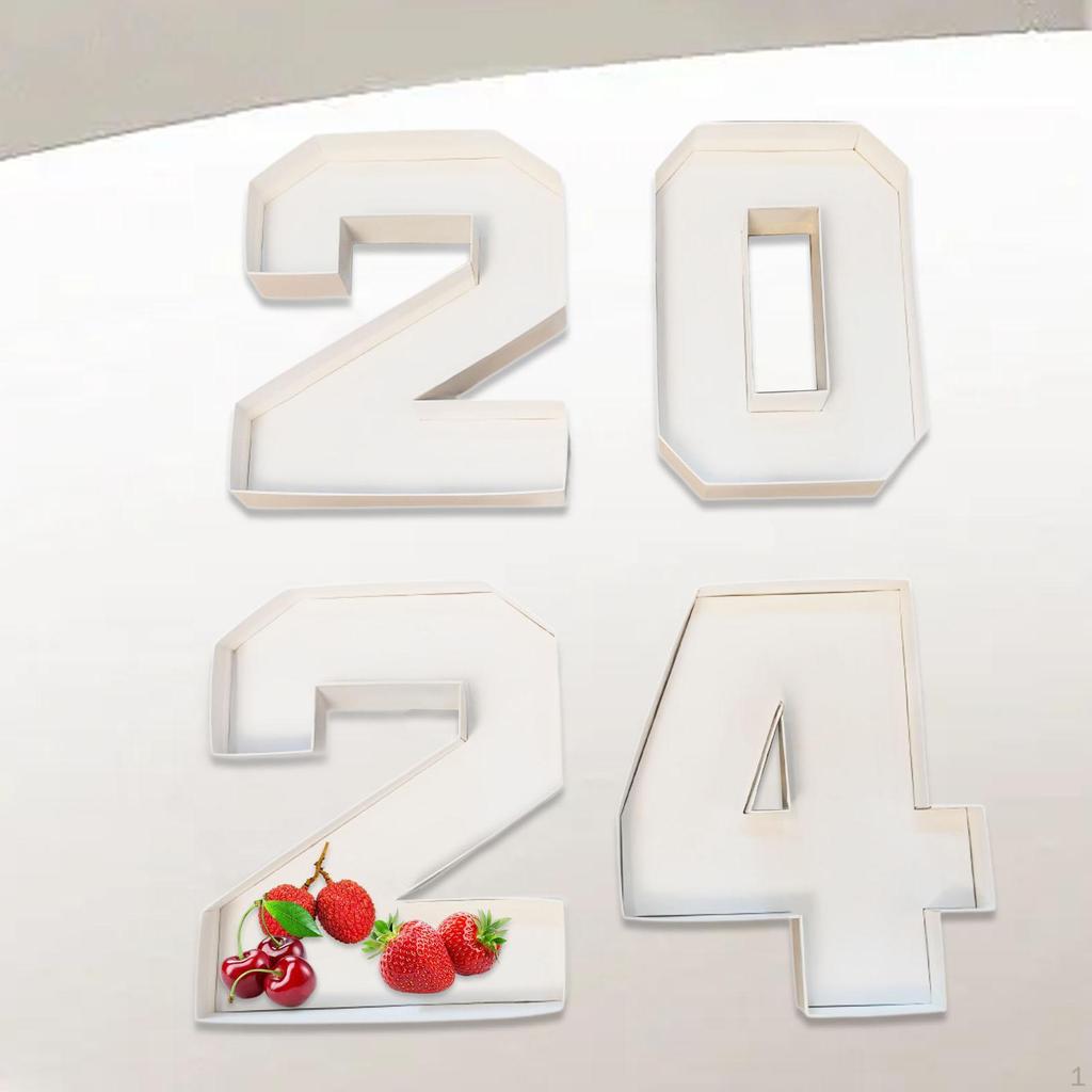 Charcuterie Board Numbers Graduation Cardboard Number Set Candy