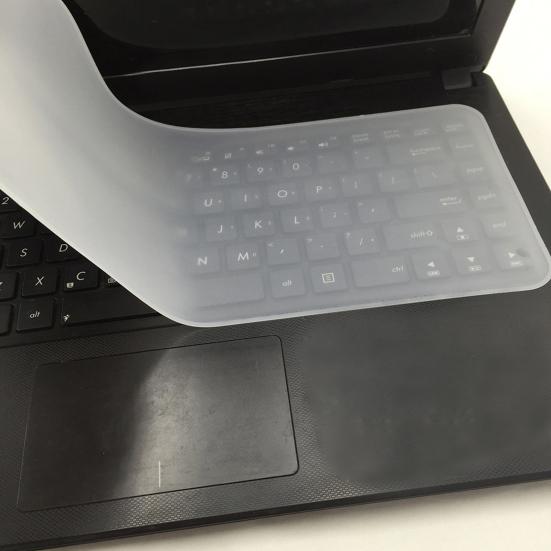 Keyboard Cover Ultra-thin Good Feeling Silicone Universal Keyboard Film for Laptop