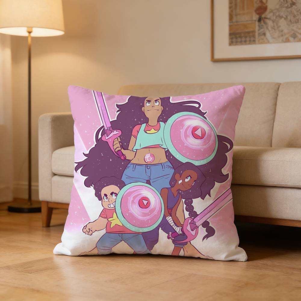 S-Steven U-Universe Pillow Case For Sofa Living Room Home Office Decor Protective Cover