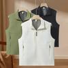 Casual All-Season Work Vest Outdoor Zip-Up Printed Embroidered Waterproof Utility Men