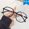 New anti-blue mobile phone glasses polygonal eye frame elegant mother Internet celebrity reading glasses
