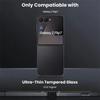1-3PCS 9H HD Tempered Glass Camera Lens Protector Film Anti-scratch Alloy Metal Lens Ring Cover For Samsung Galaxy Z Flip 7 6 5