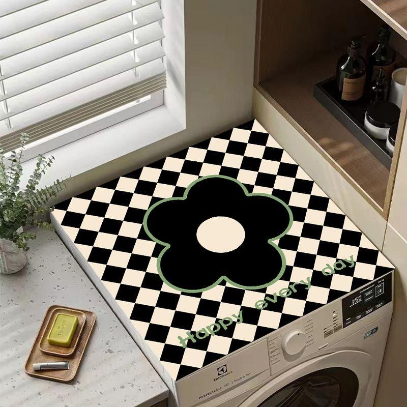 Washing Machine No Wash, Water Absorption, Dirt Resistant Soft Pad, Sun Protection, Scratch Resistant Table Mat