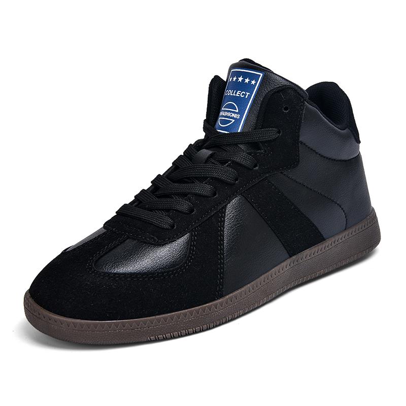 Outdoor Walking Shoes PU Leather Retro Trainers Men Women Elastic Flats Light Running Jogging Sports Shoes Traveling Shoes