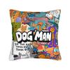 Dog Man Dogman Movie Comic Square Pillow Cases Cartoon Cushion Cover Creative Zippered Decorative Pillowcase for Sofa 40x40cm