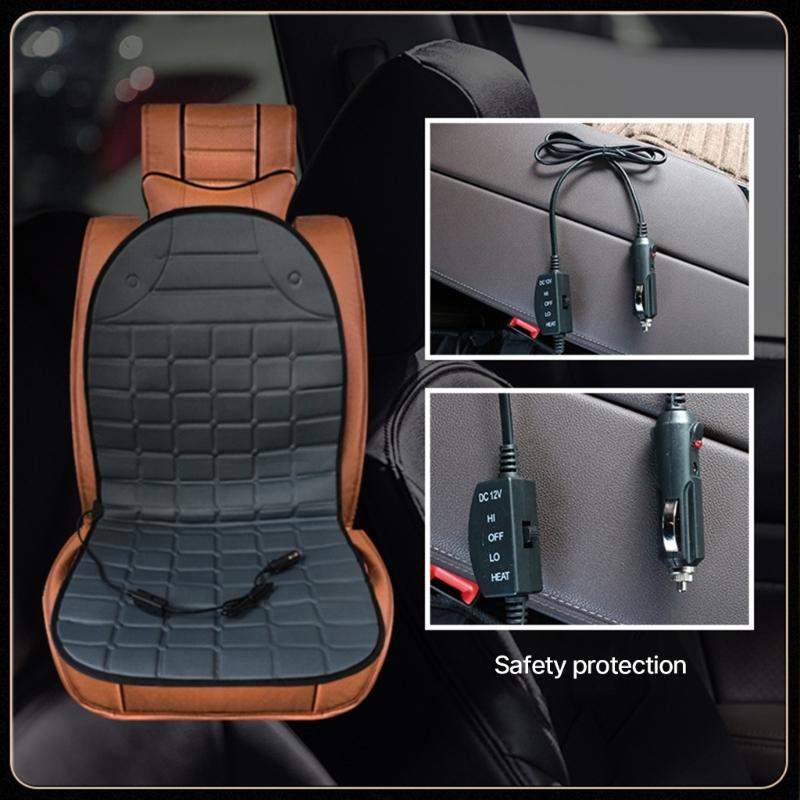 Heated Car Seat Cover Car Heating Cushion Winter Heated Seats Warmer 12V