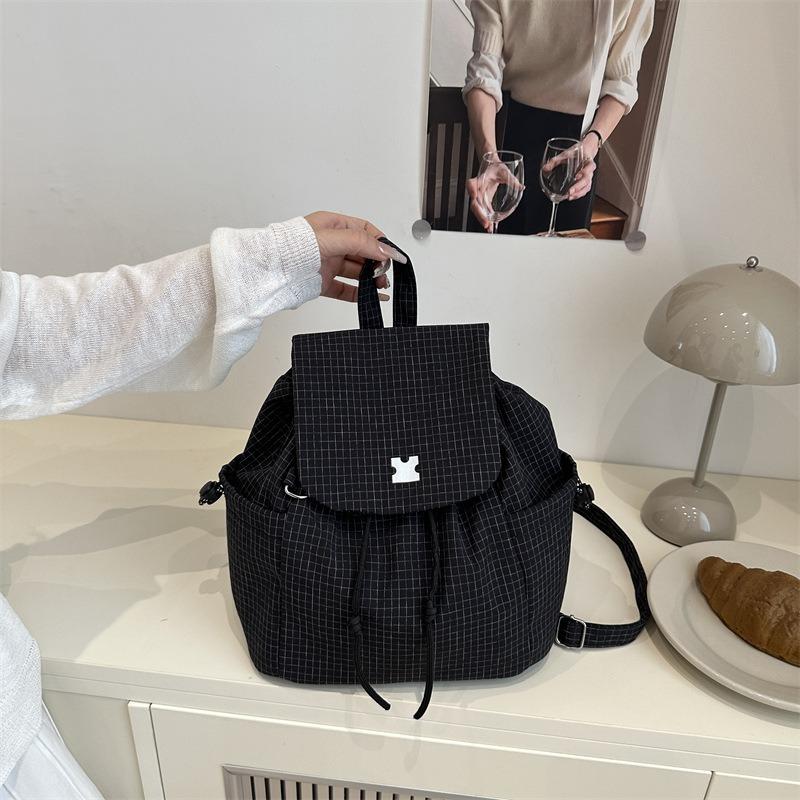 Drawstring Fashionable Large-capacity Backpack Summer New Versatile Casual Bag Popular School Bag