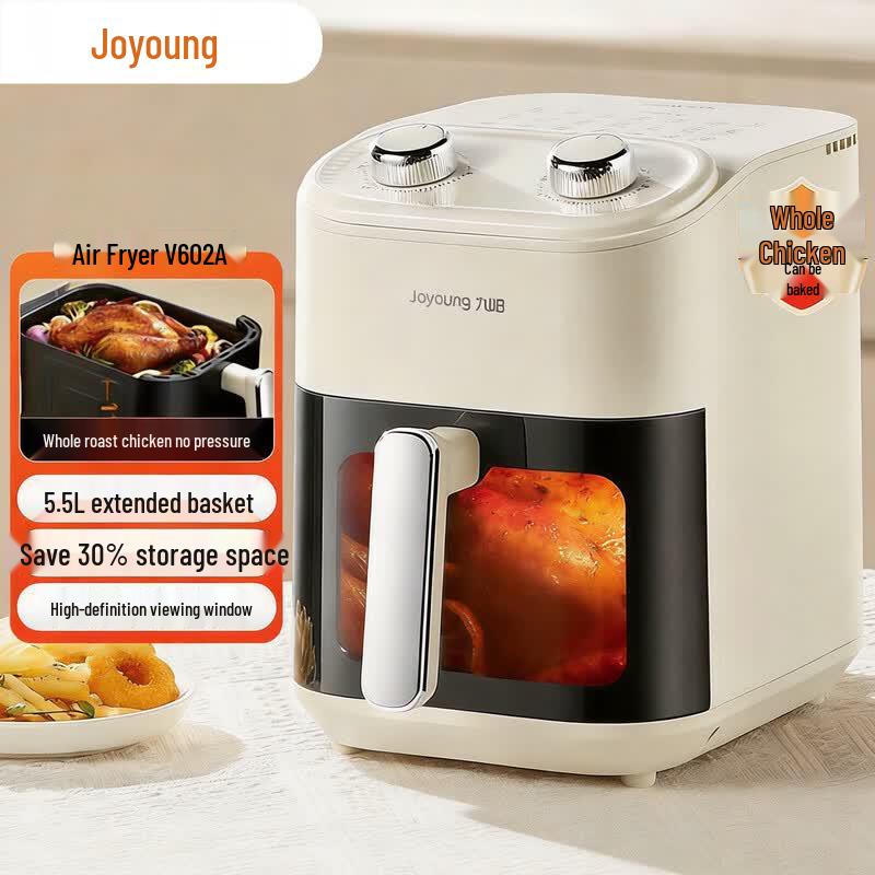 Joyoung 5.5L No-Flip Steam Roasting Air Fryer Oven