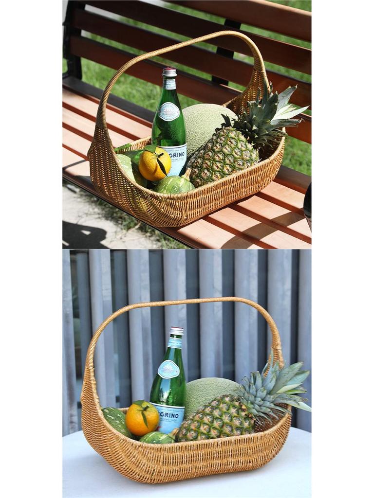 Luxury Outdoor Rattan-Style Picnic & Gift Basket