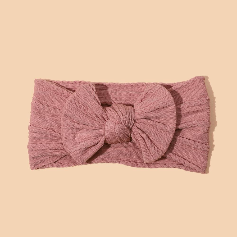 1 Pezzo Fascia per Testa Neonato per Bambine Lavorata a Maglia Elastica Turbante per Bambini Fiocchi per Bambini Morbido Nylon Cappelli per Bambini Accessori per Capelli 32 Colori