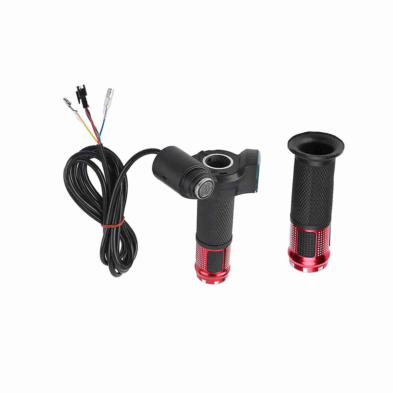 

Ручки газа с поворотной ручкой, ручка с замком с ключом, светодиодный дисплей для электровелосипеда(красный)