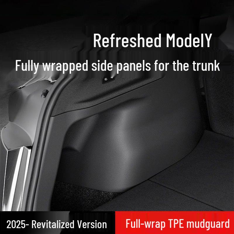 Flannel Protective Pads for Tesla Model Y Trunk Side Guards