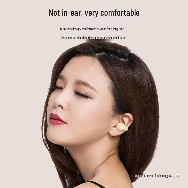 2025 New Model Bone Conduction Bluetooth Headphones: Wireless In-Ear Clip, High-End, Long-Wearing, Pain-Free Audio Experience