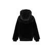 Nike Leopard Print Fleece-Lined Hooded Jacket Kids Outerwear Black DJ4408-010