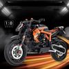New 1/8 Scale Super Duck/YMH Motorbike Toy Model Building Blocks Sets Racing Moto Bricks Toys Kid Boys Children Birthday Gift Adult Technical 529Pcs