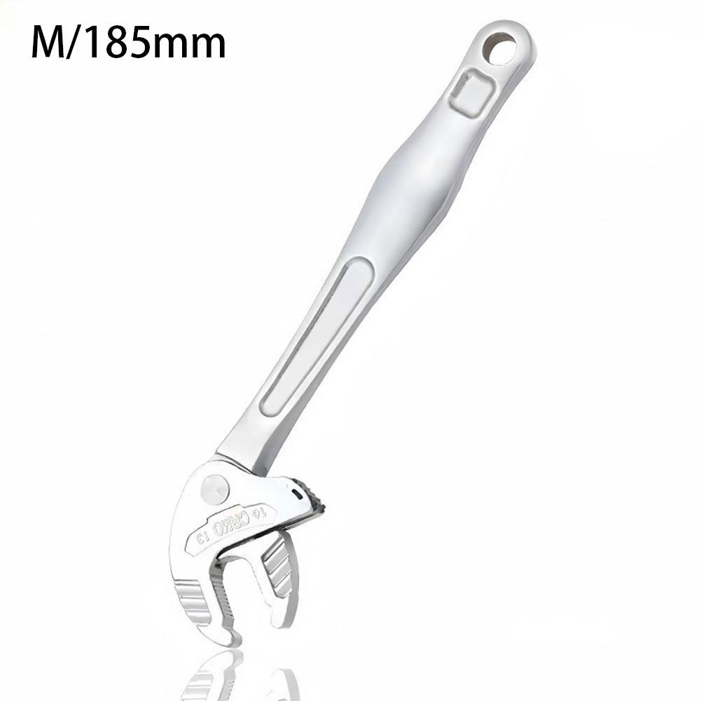 For Automotive Repair, Plumbing Heavy-Duty Industrial Crab Claw Wrench - Quick-Adaptive Ratchet, Wide Jaw Adjustable Tool
