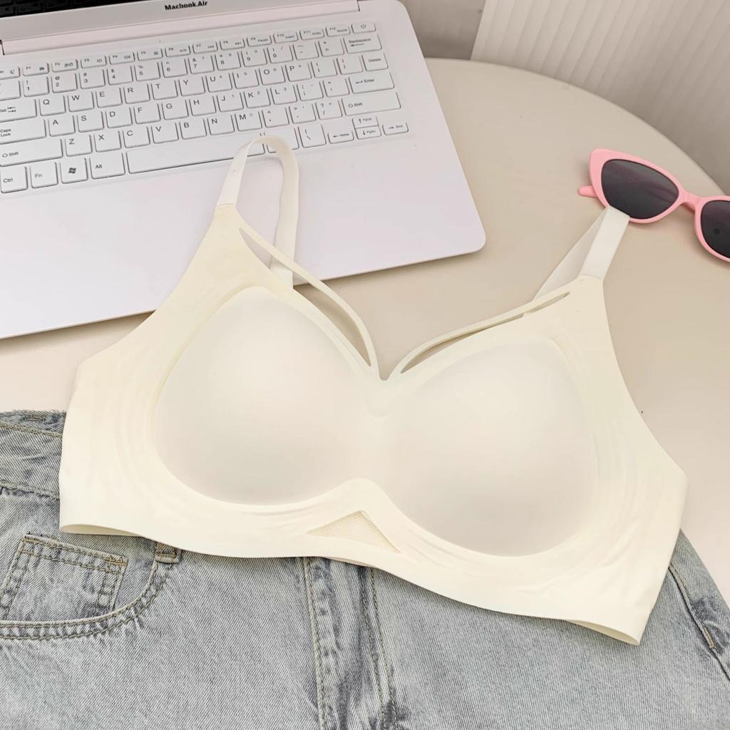 Large size seamless, big breasts, small breasts, underwear, fat MM gather, support, collect secondary breasts, anti-sagging bra