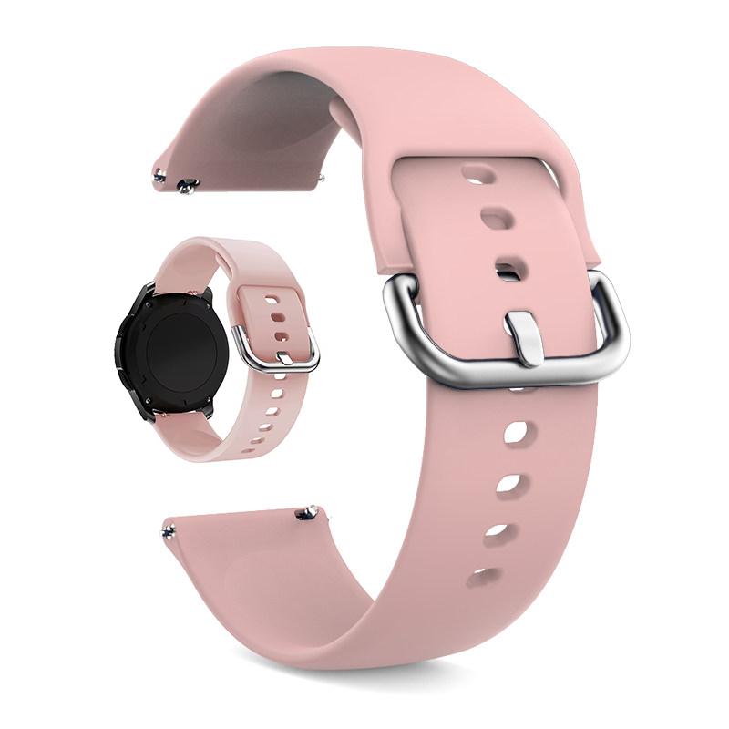 Silicone Strap Bands for Samsung Galaxy Watch 6 5 4 Active 2 Sports 22mm Watch Straps For Amazfit GTS 4/3/2e/Bip Watchbands Belt