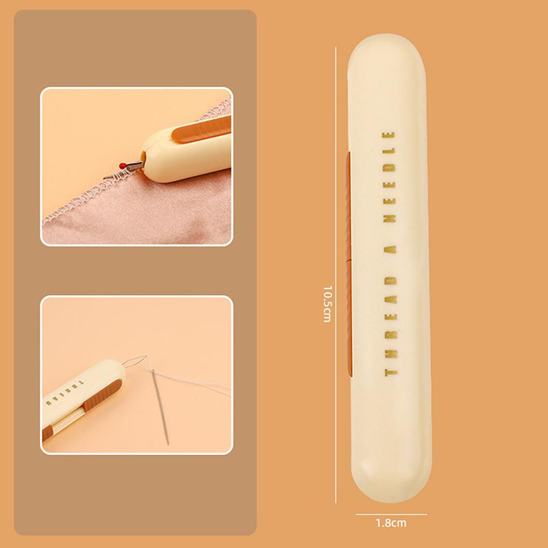 2 In 1 Needle Threader Seam Ripper Stitching Remover Household Tool Needle Threaders For Hand Sewing Seam Accessories