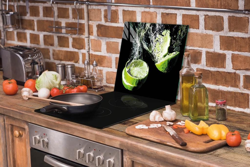 SZKLANA DESKA DO KROJENIA 52x40 LIMONKA