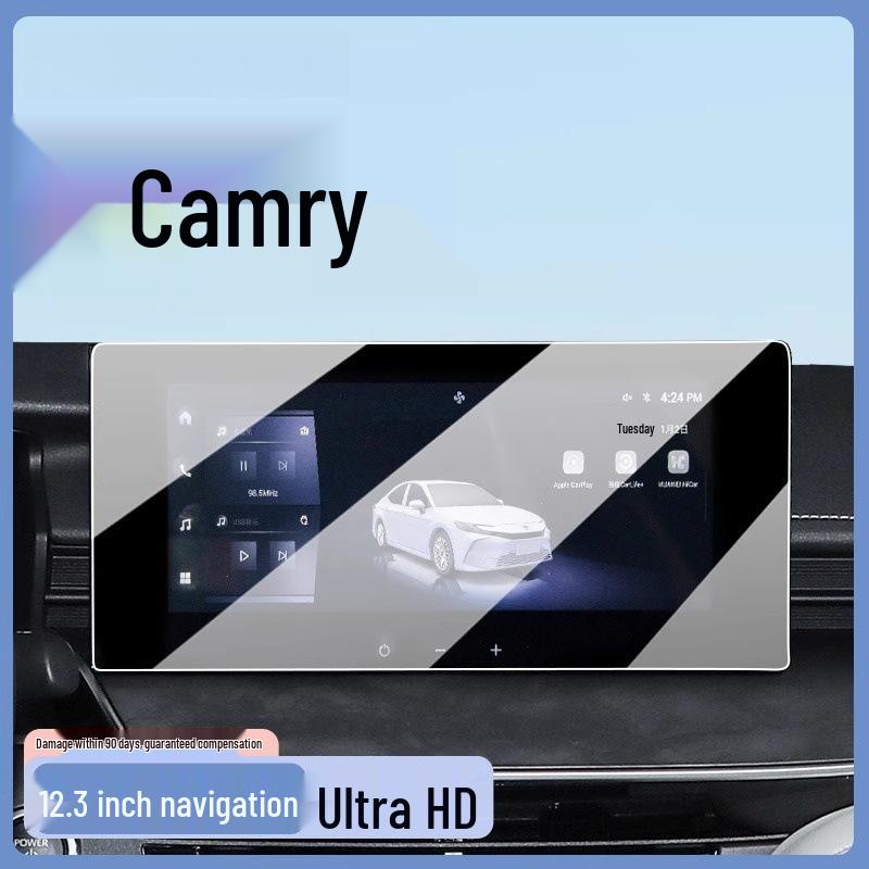 Displayschutz für 25 Toyota Camry Modelle der 9. Generation - Gehärtetes Glas Innendekoration