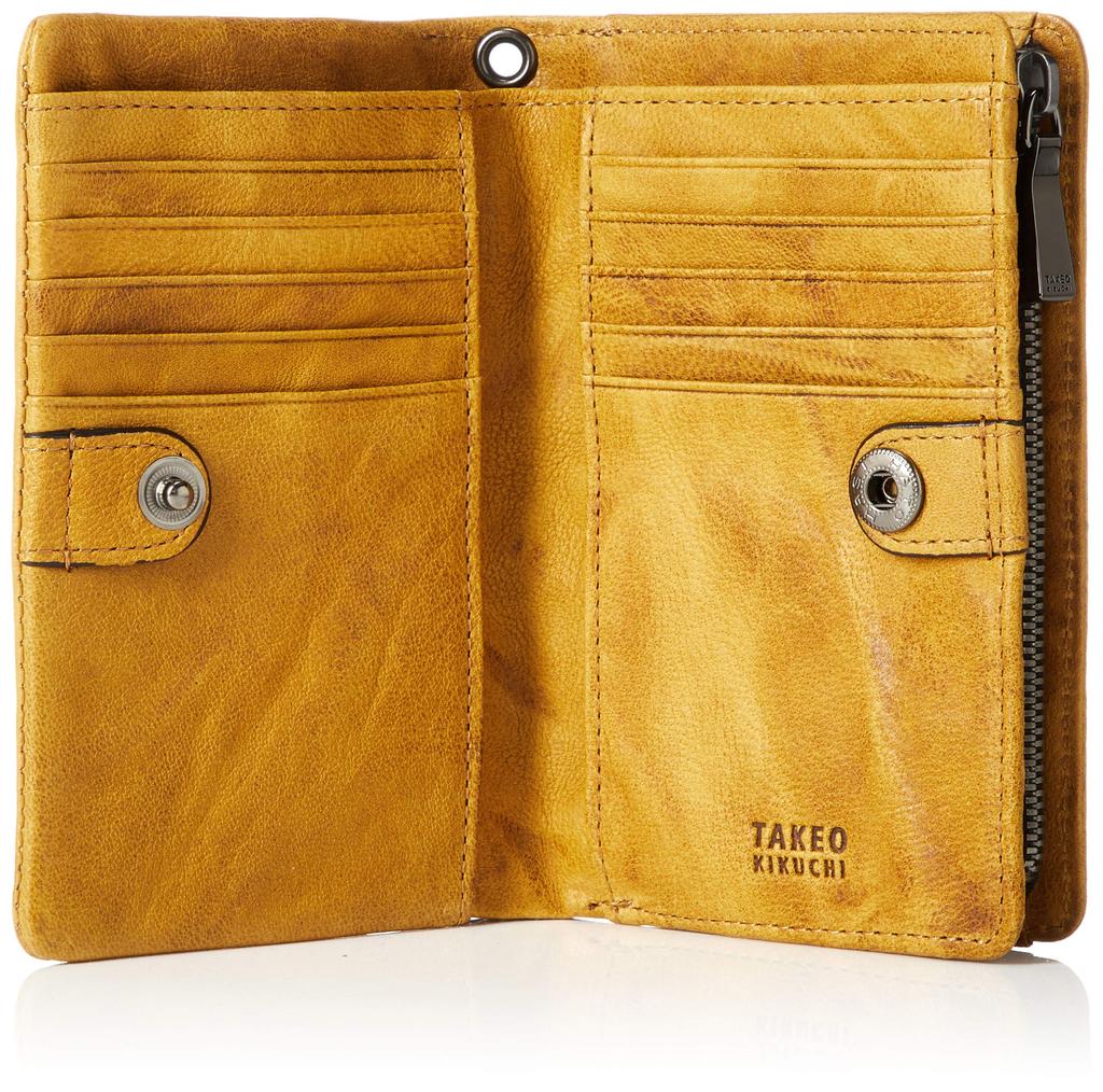 Oyster Accessories Wallet 720625 Camel [Takeokikuchi] Semi-Long Men's