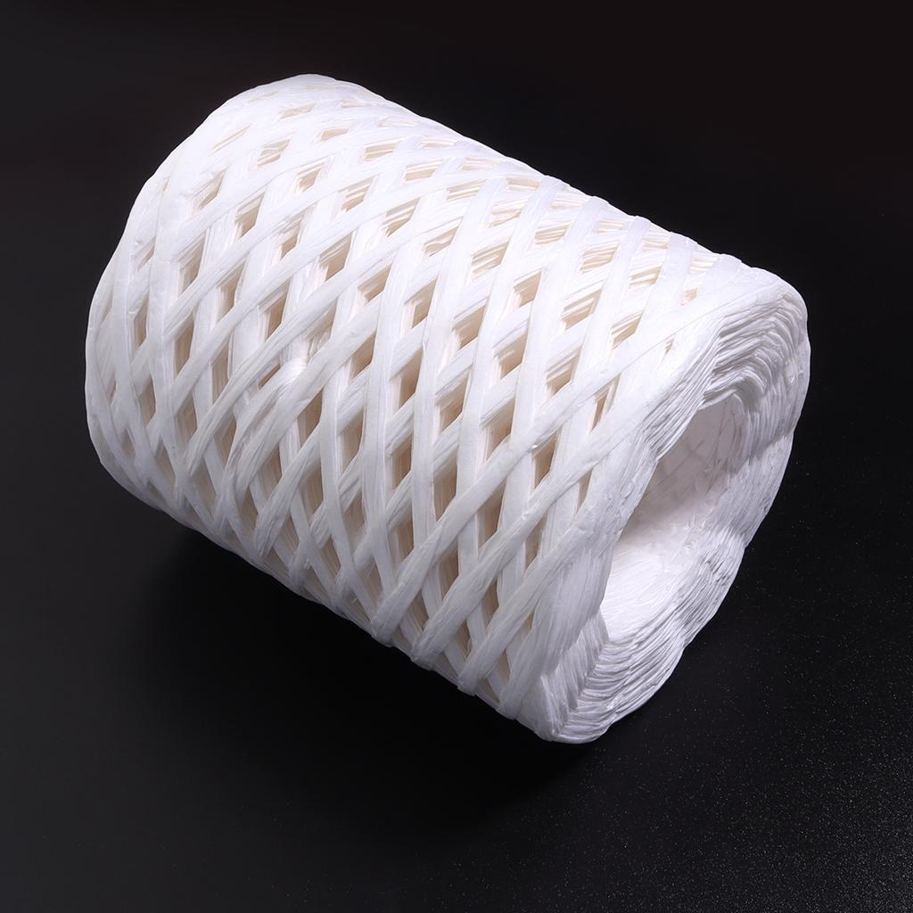 200M/roll Raffia Straw Yarn Colorful Paper Braided Rope for Handmade Craft Knitting Crocheting Threads DIY Bouquet Gift Package