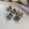 Personality Saturn Big Pearl Earrings Fashion Ins High Sense Front and Rear Earrings Personality Temperament Niche Design Women