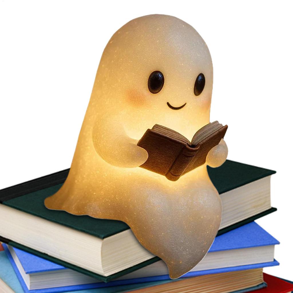 Ghost Light Ghost Lamp Scary Reading Book Design Lighting Halloween Ghost Light Led Lighting Reading Book Design  Night Light