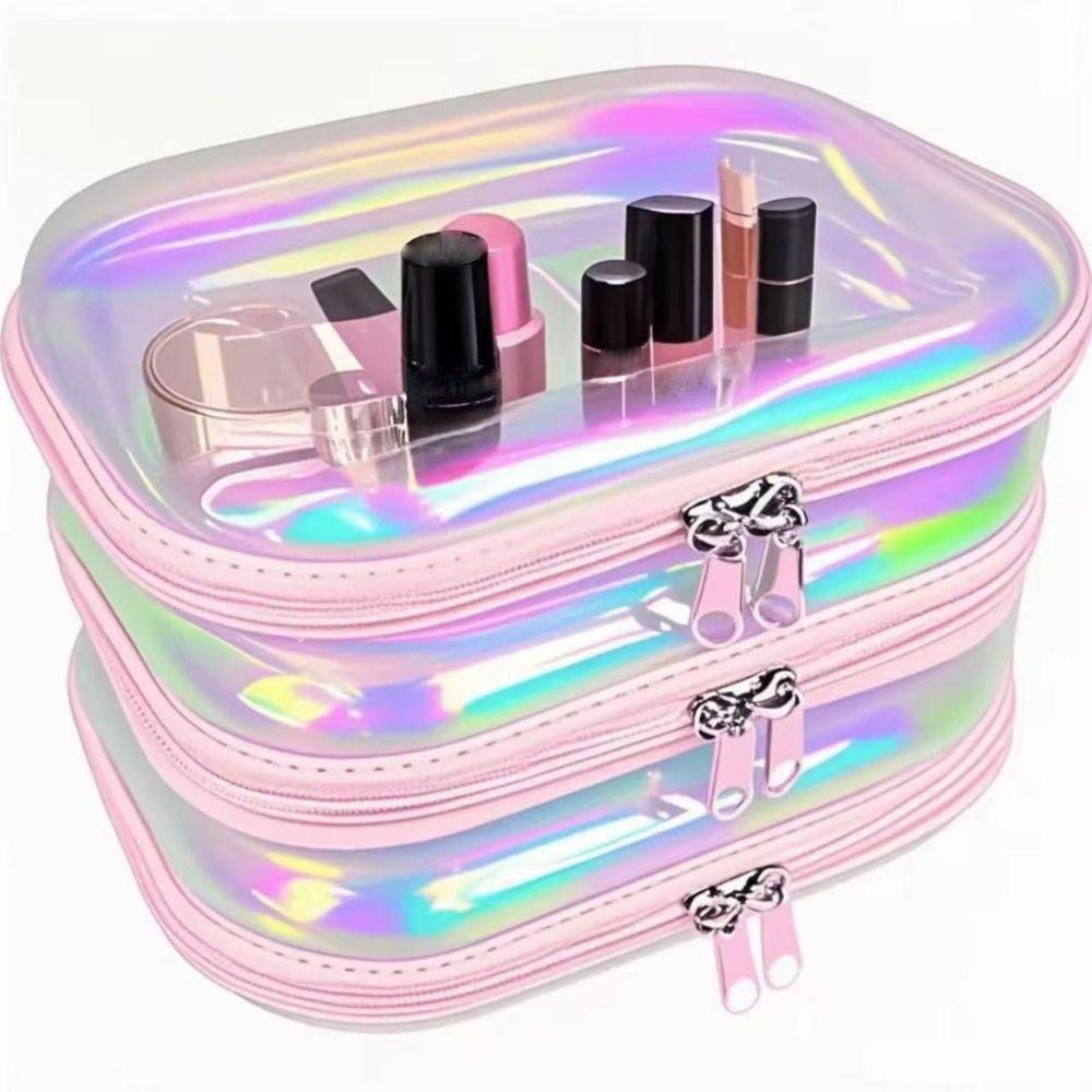 Průhledný Laserový Úložný Box Organizér Design Stolní Organizér Čisticí Úložný Prostor