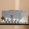 Qianyu Jisu Mutton Fat Jade White Porcelain Kung Fu Tea Set