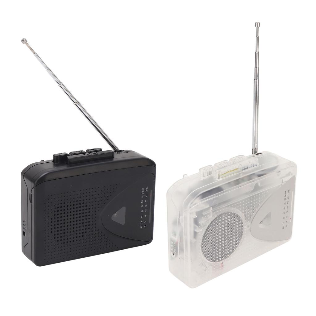 Tragbarer Kassettenplayer FM AM Radio Stereo Kassetten MP3 Kassettenplayer mit 3,5mm Klinkenanschluss und Lautsprecher für