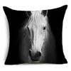 2023 New Horses Cotton Cushion Cover Steed Animal War Horses Home Decorative Pillow Cover for Sofa Car Nordic Pillowcase Vintage