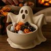 Versatile Storage Bowl 3D Printed Halloween Ghost Bowl, Trick or Treat Snack Candy Decor Serving Decorative Tray Dish, Party Supplies Tableware