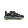 Li Ning Youth  Childrens Glow In The Dark Shock Absorbing Rebound Casual Shoes Kids Shoes Black Green YKCT108-1