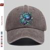 Pc Marine Life Turtle Print Pattern Baseball Cap Spring Summer Fashion Decor Sun Hat Truck Driver Papa Hat Comfortable Light